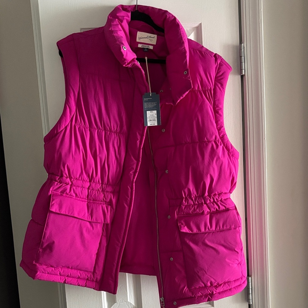 Universal Thread Pink Puffer Vest